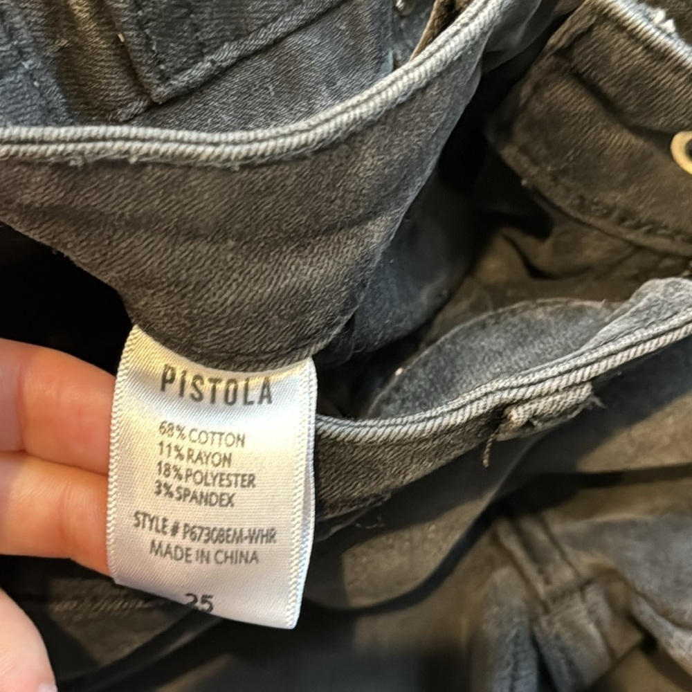 Pistola Women’s Skinny Jeans Black Size 25 - Picture 5 of 5